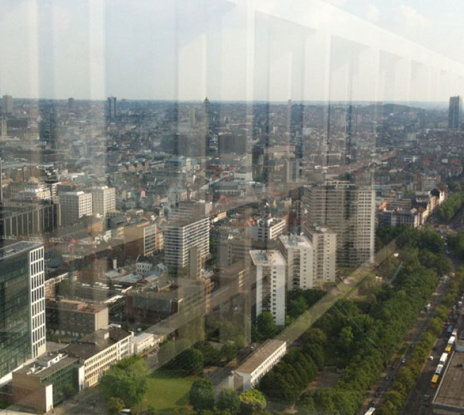 Bruxelles vue d'UP-Site