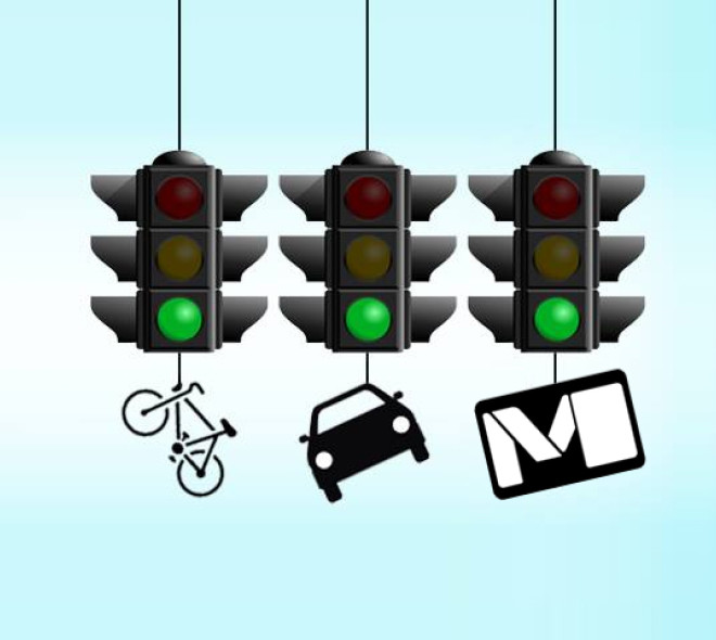 Auto - vélo - métro - Villo, qui remportera la course dans Bruxelles