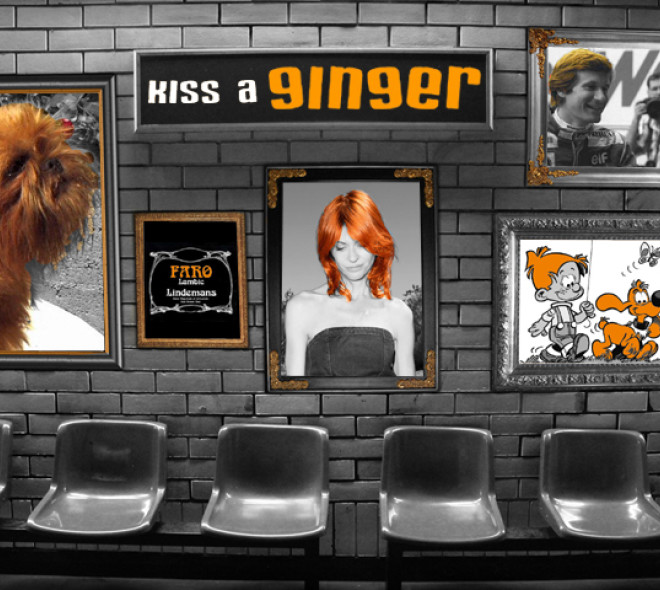 Kiss a ginger day in Brussels
