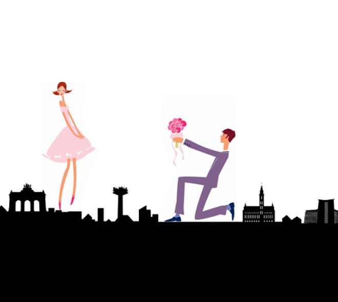 Top 10 of the best wedding proposal ideas in Brussels