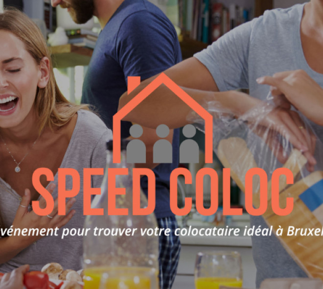 Speed Coloc, trouver une colocation à Bruxelles