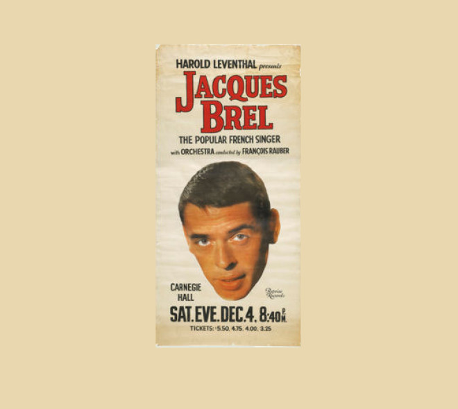 Jacques Brel @ New York
