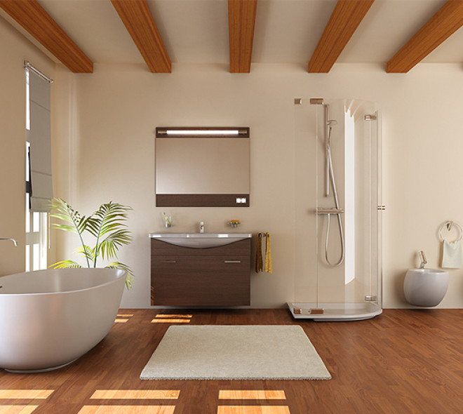 Des sols de salle de bain tout doux