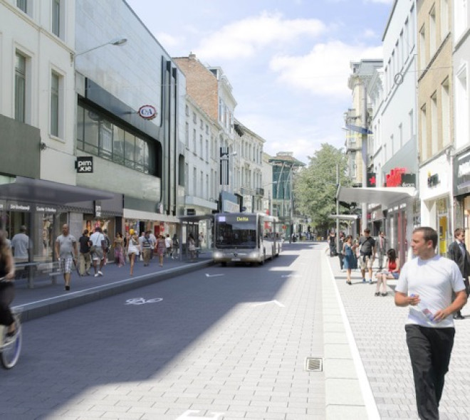 La chaussée d'Ixelles interdite aux voitures en 2018