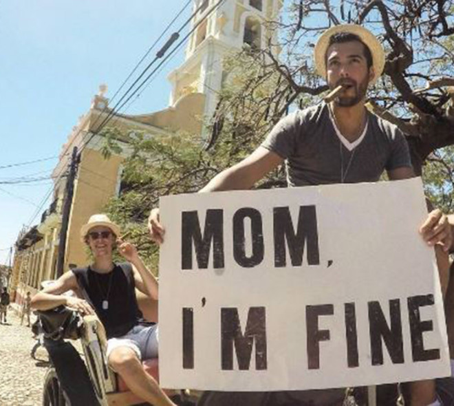 Mom I'm fine