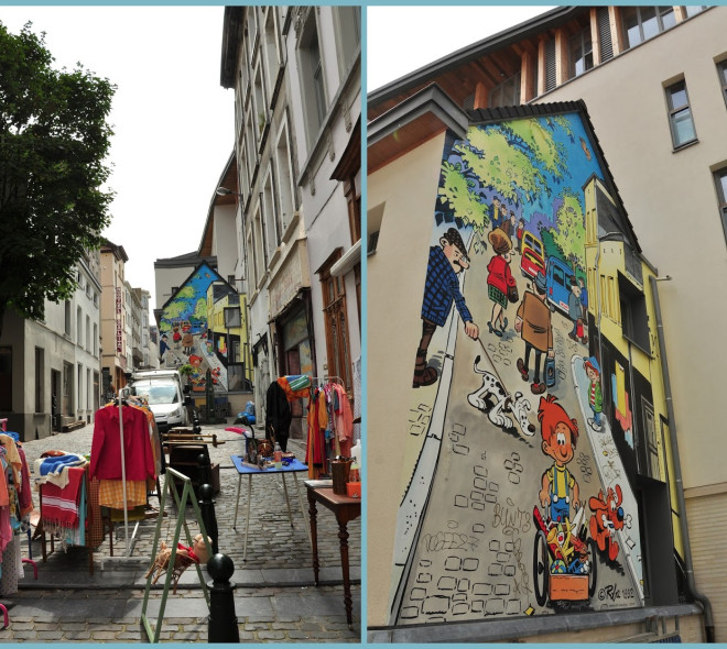 Les fresques insolites dans Bruxelles
