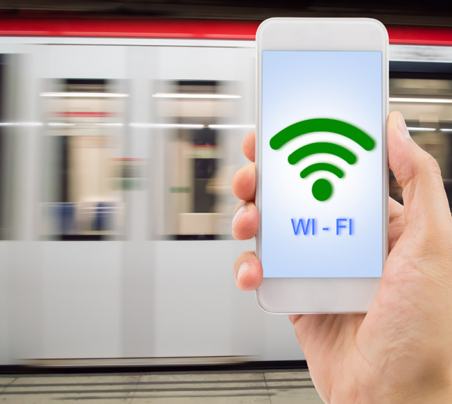 We have trialled free Wi-Fi in the metro