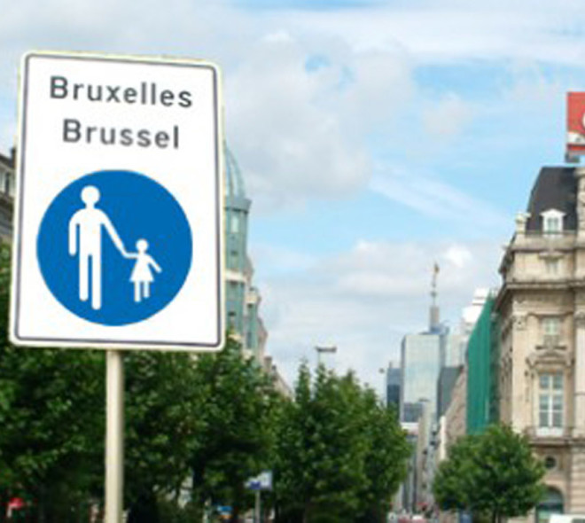 Les platanes de la Place de Brouckère déménagent