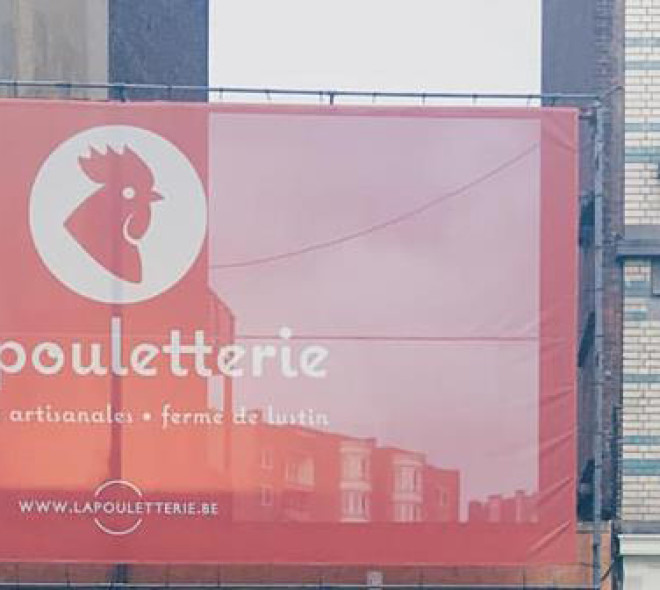 La pouletterie en ville: la ferme de Lustin à Bruxelles