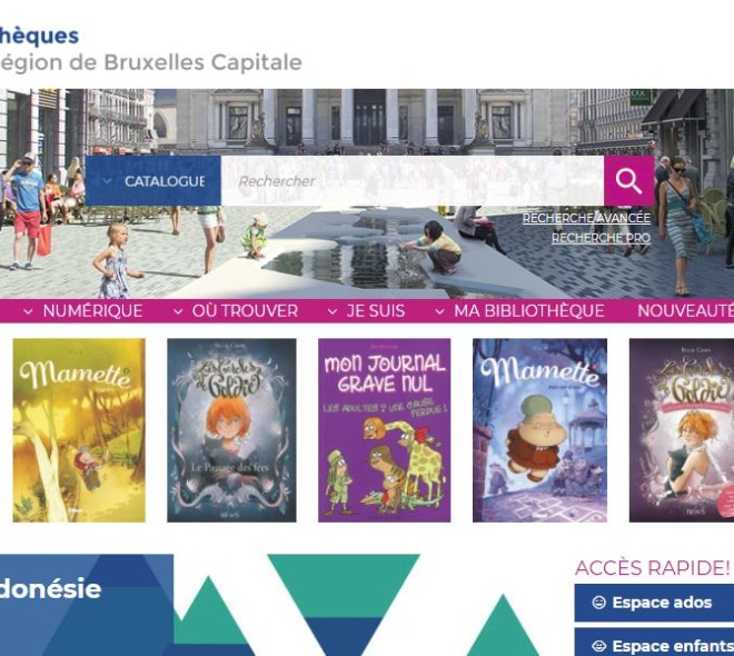 Biblio.brussels : un portail pour les bibliothèques de la capitale