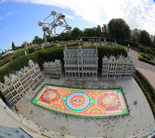 Le Tapis de Fleurs 2018 en exclusivité à Mini Europe !
