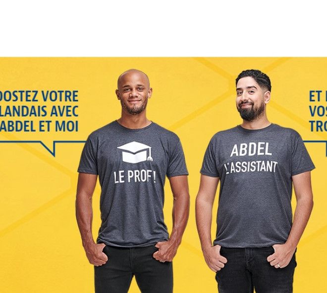 Apprendre le néerlandais avec Vincent Kompany ? C'est possible grâce à Actiris