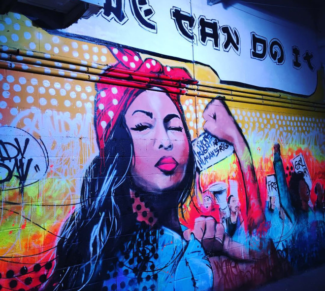Le Street Art s'installe dans l'ancien Delhaize Molière grâce à Strokar Inside