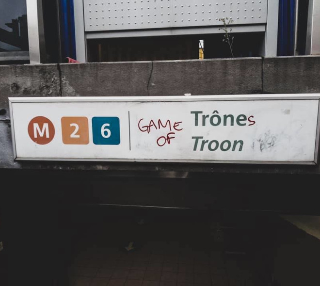 "Game of Thrones" laisse des marques à Bruxelles