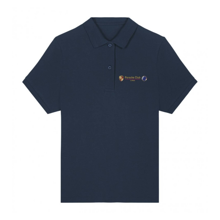 Polo Femme Mi-Léger Logo Coeur et Dos