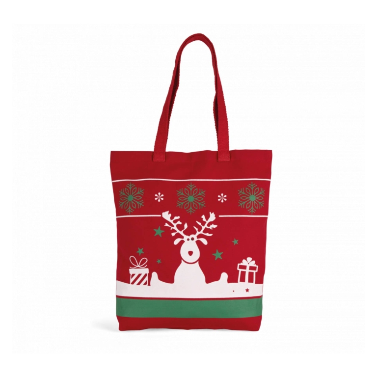 Sac Shopping Noël Logo Verso