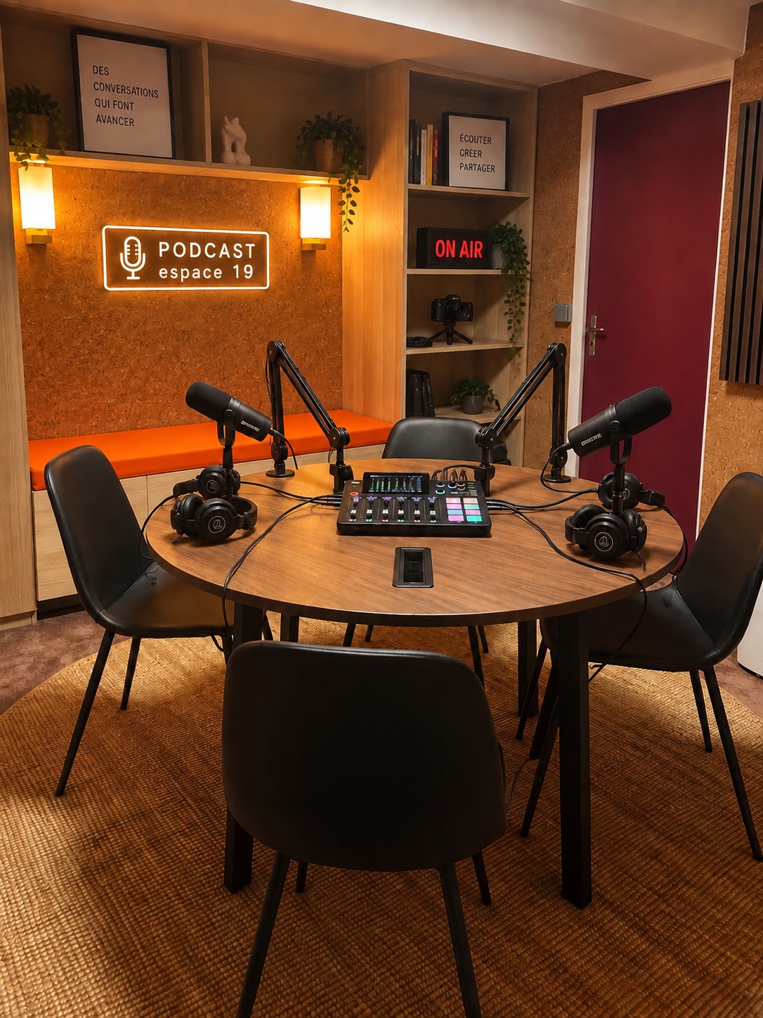 Création d'un studio d'enregistrement de podcast à Paris 19e : de la conception à la réalisation