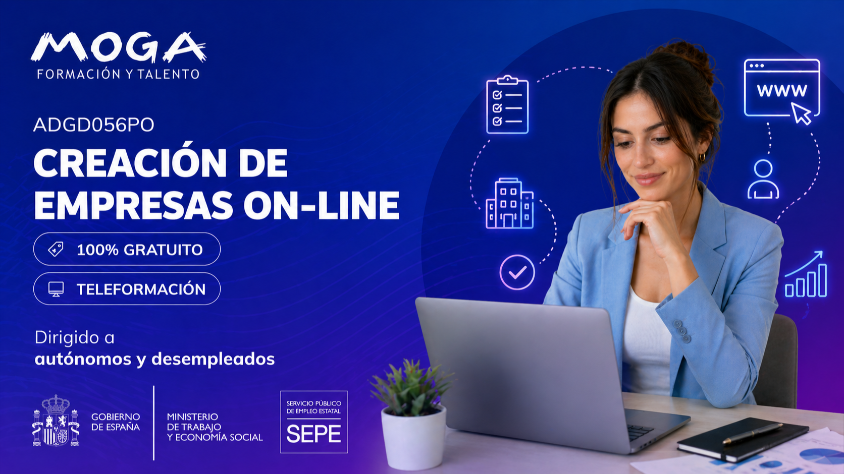 ADGD056PO CREACIÓN DE EMPRESAS ON-LINE