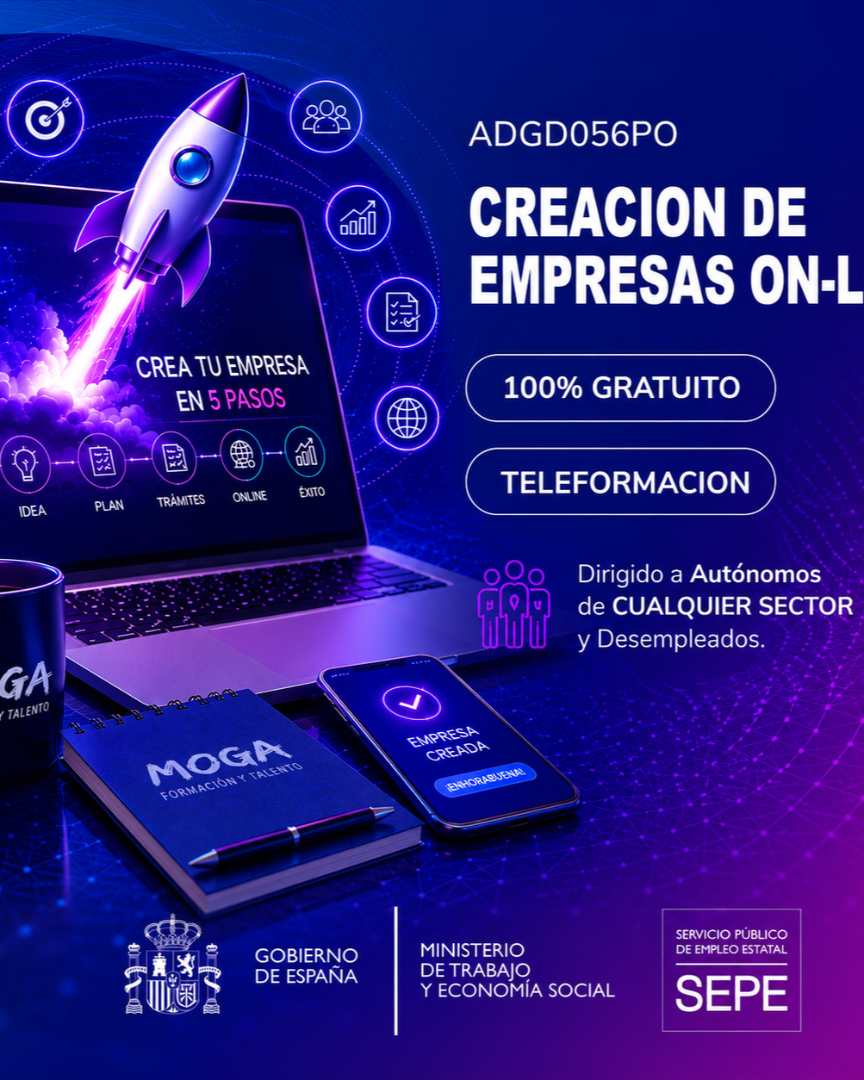 ADGD056PO CREACIÓN DE EMPRESAS ON-LINE