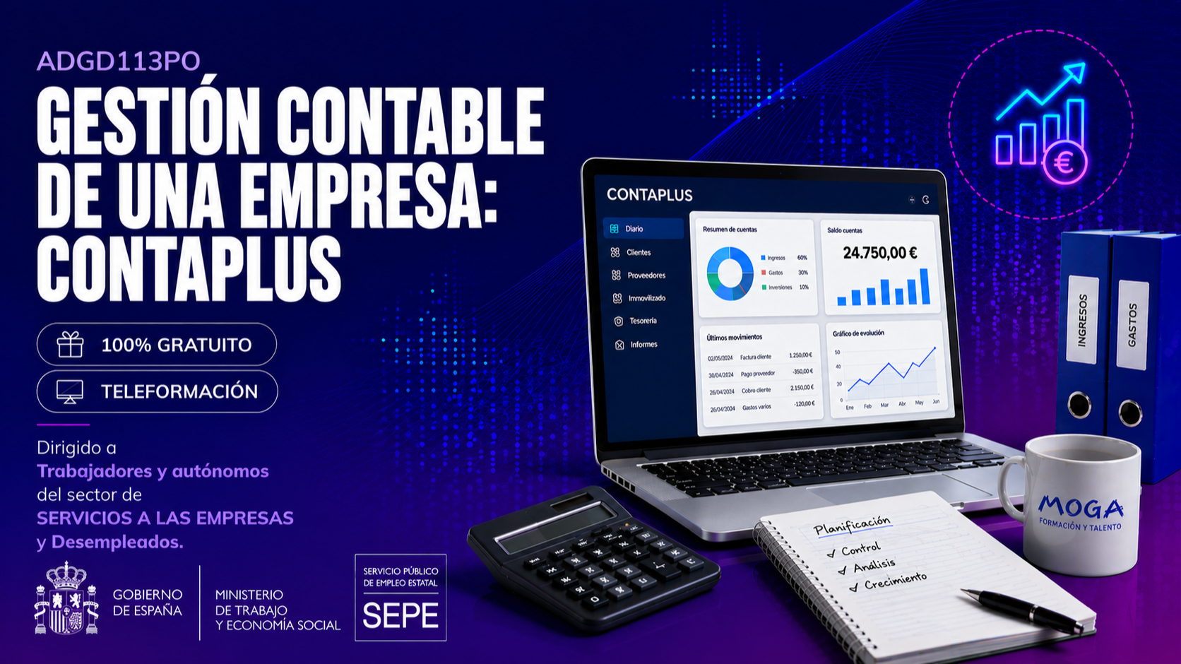 ADGD113PO GESTIÓN CONTABLE DE UNA EMPRESA: CONTAPLUS