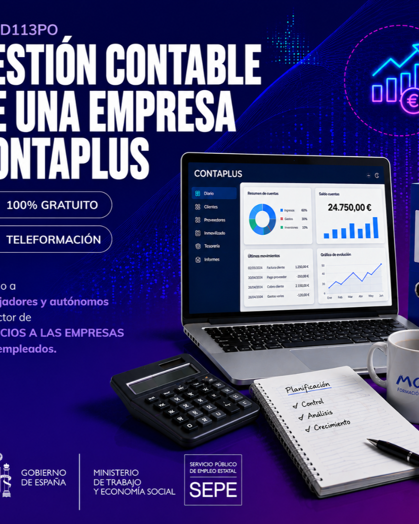 ADGD113PO GESTIÓN CONTABLE DE UNA EMPRESA: CONTAPLUS