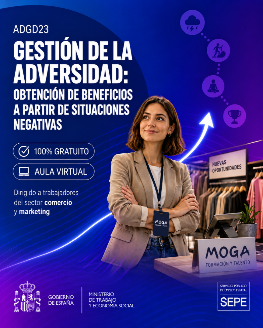 ADGD23 GESTIÓN DE LA ADVERSIDAD: OBTENCIÓN DE BENEFICIOS A PARTIR DE SITUACIONES NEGATIVAS