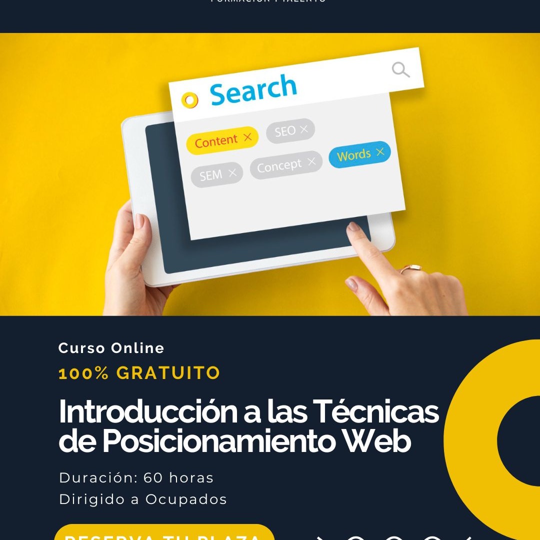 ADGD385PO INTRODUCCIÓN A LAS TÉCNICAS DE POSICIONAMIENTO WEB