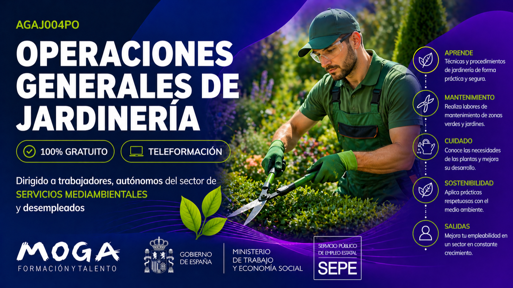 AGAJ004PO OPERACIONES GENERALES DE JARDINERÍA