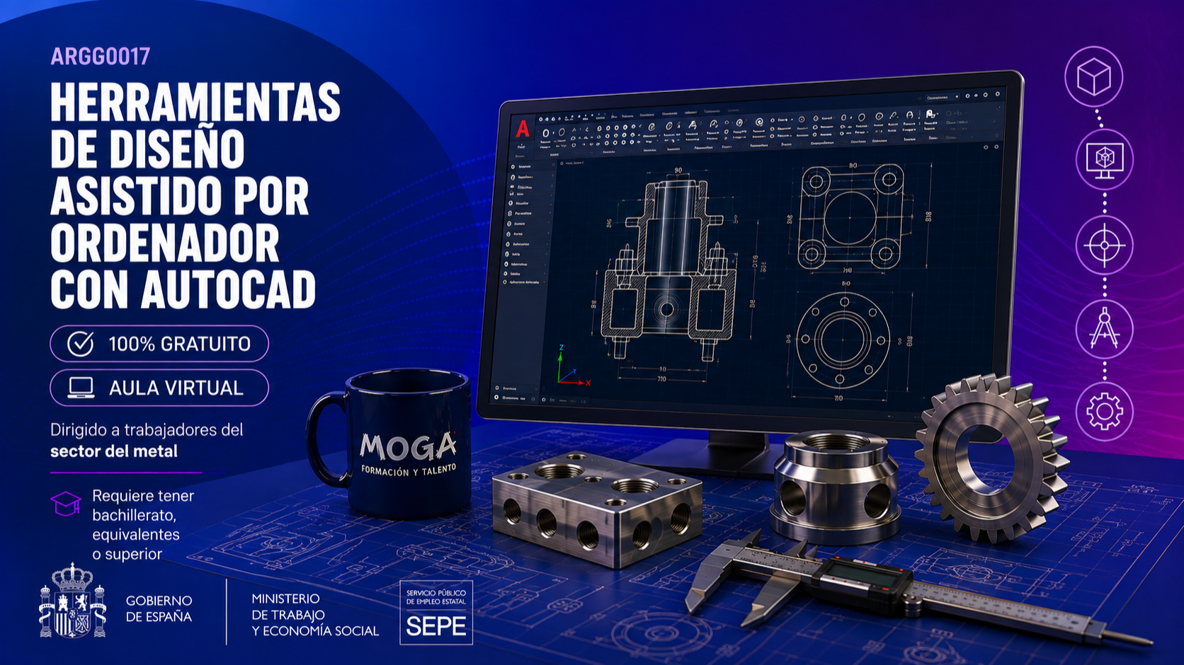 ARGG0017 HERRAMIENTAS DE DISEÑO ASISTIDO POR ORDENADOR CON AUTOCAD