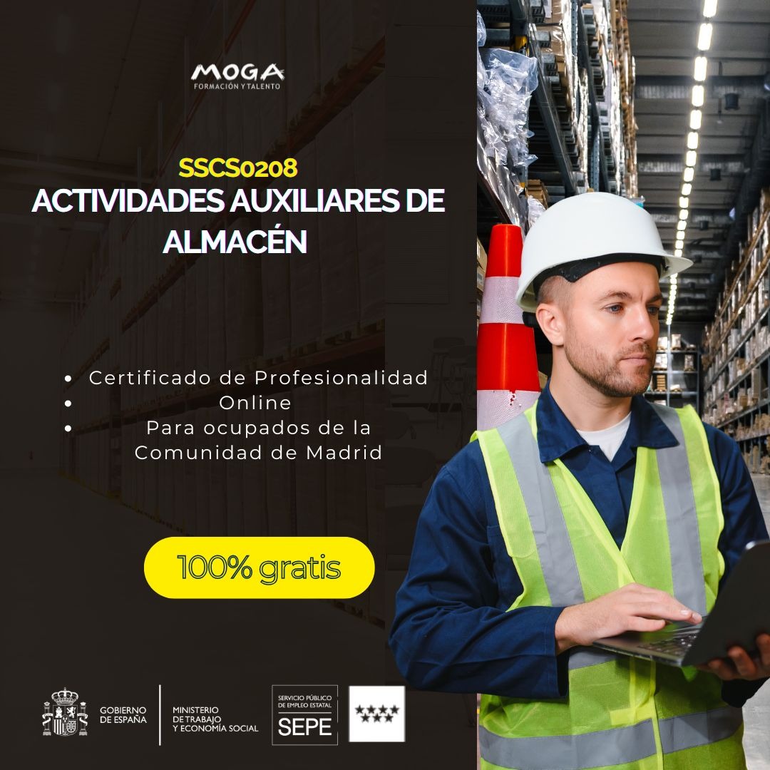 COML0110 ACTIVIDADES AUXILIARES DE ALMACÉN