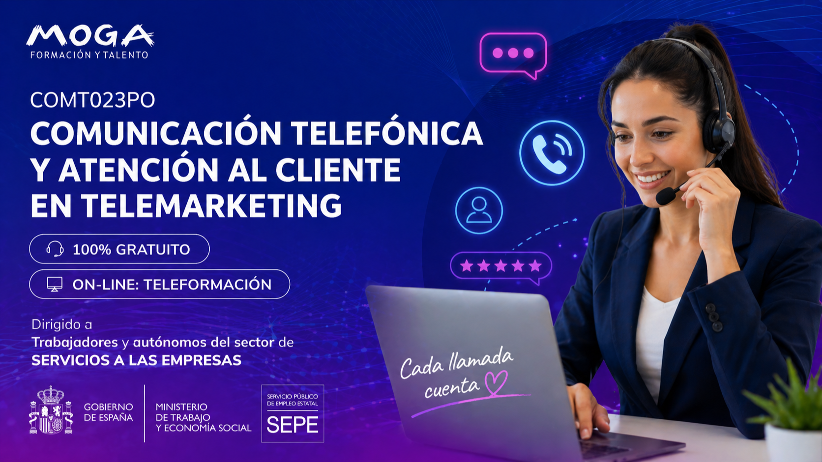 COMT023PO COMUNICACIÓN TELEFÓNICA Y ATENCIÓN AL CLIENTE EN TELEMARKETING