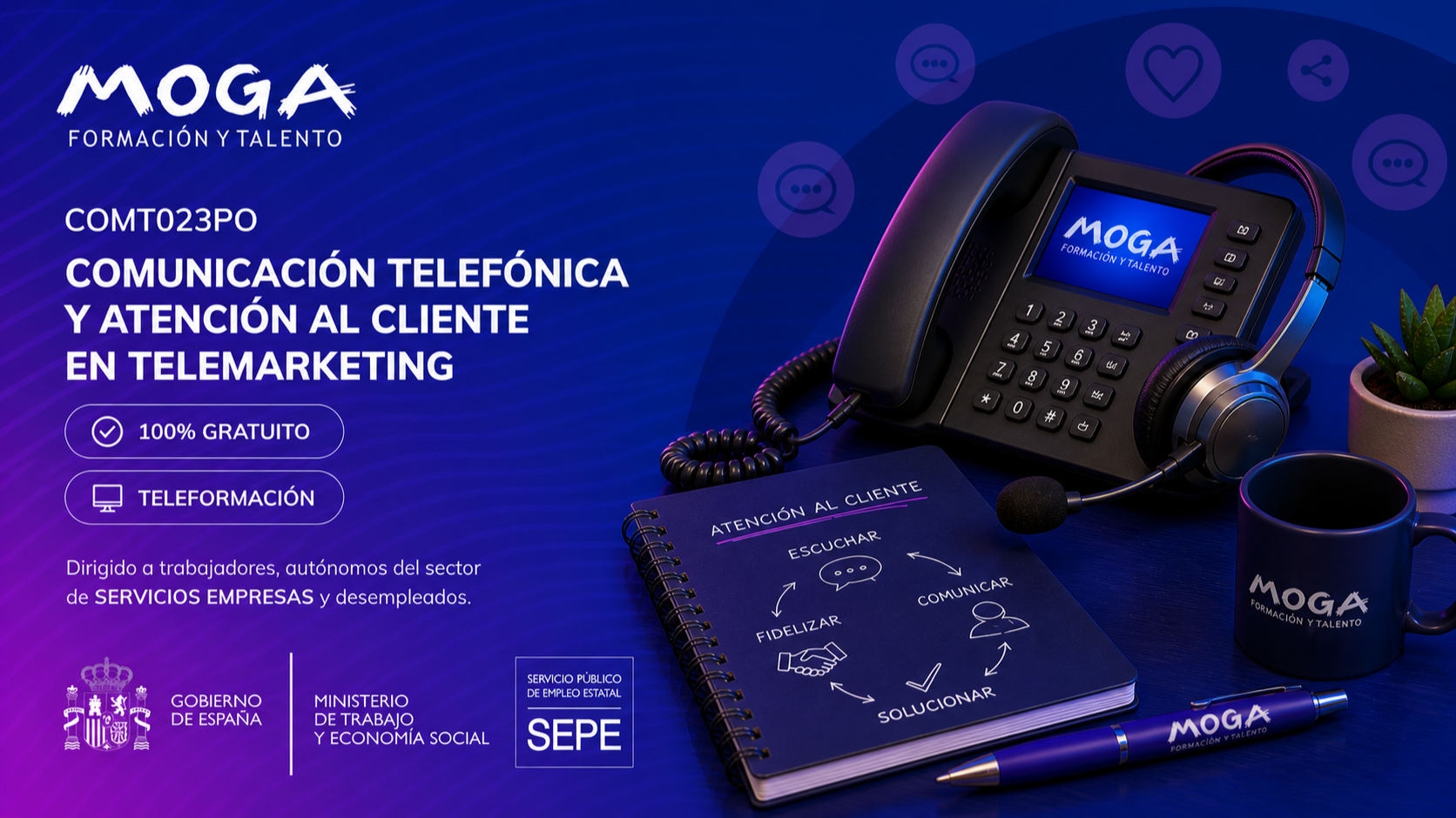COMT023PO COMUNICACIÓN TELEFÓNICA Y ATENCIÓN AL CLIENTE EN TELEMARKETING