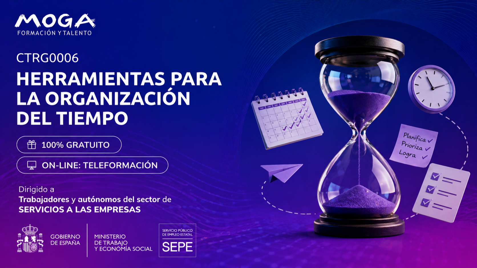 CTRG0006 HERRAMIENTAS PARA LA ORGANIZACIÓN DEL TIEMPO