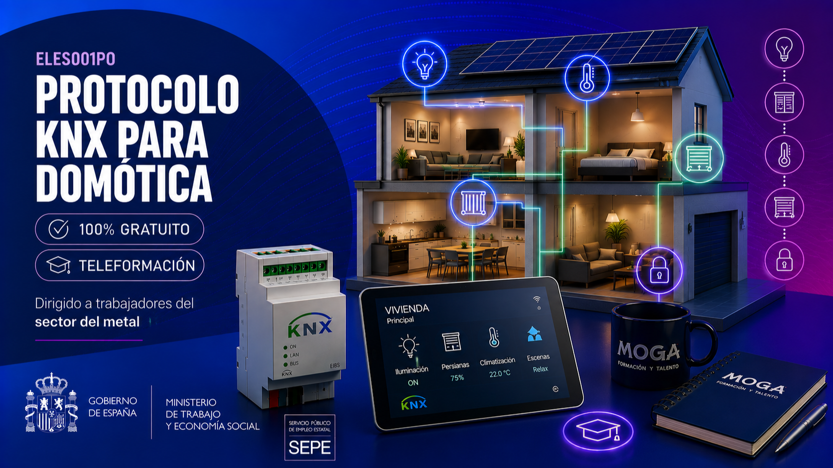ELES001PO PROTOCOLO KNX PARA DOMÓTICA