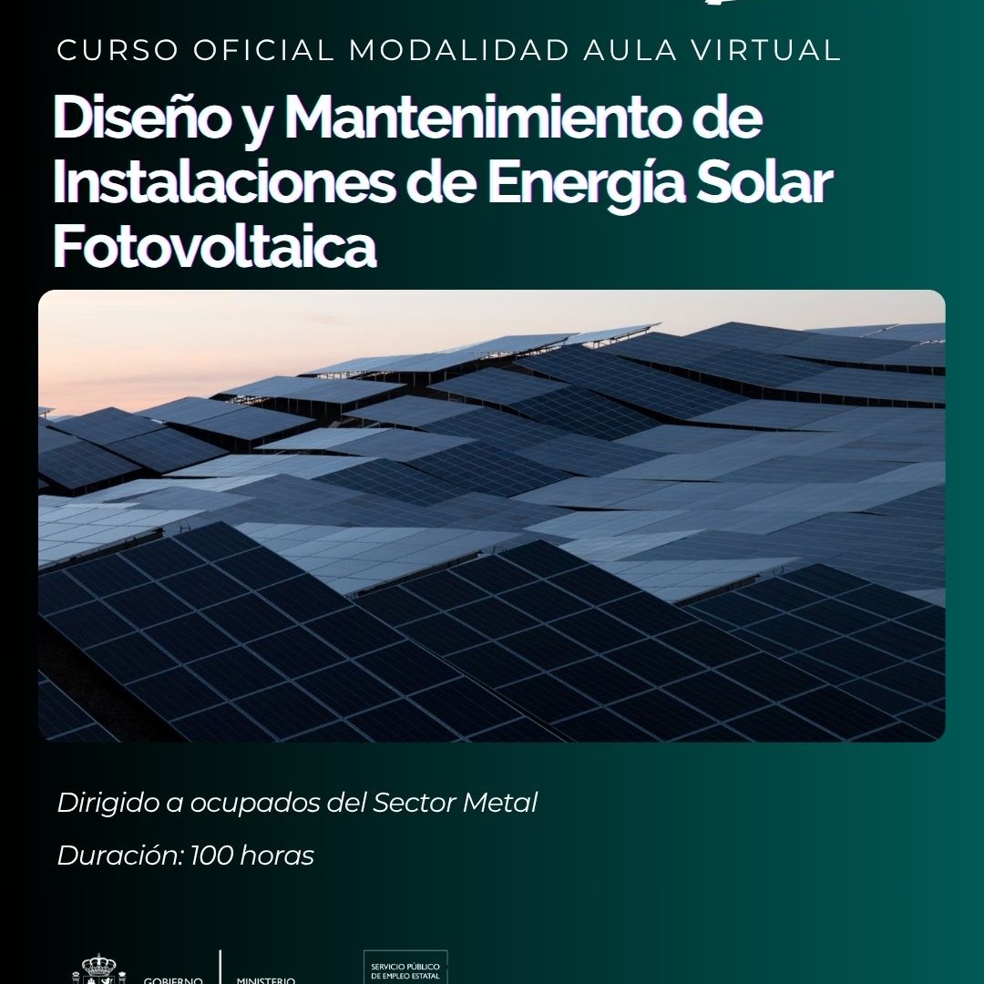 ENAE003PO DISEÑO Y MANTENIMIENTO DE INSTALACIONES DE ENERGÍA SOLAR FOTOVOLTAICA