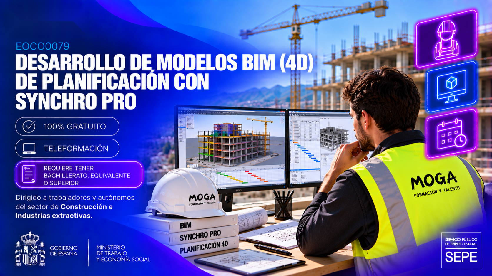 EOCO0079 DESARROLLO DE MODELOS BIM (4D) DE PLANIFICACIÓN CON SYNCHRO PRO