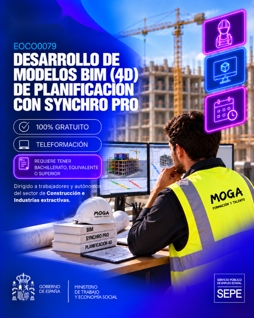 EOCO0079 DESARROLLO DE MODELOS BIM (4D) DE PLANIFICACIÓN CON SYNCHRO PRO