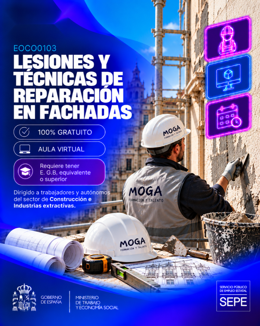 EOCO0103 LESIONES Y TÉCNICAS DE REPARACIÓN EN FACHADAS
