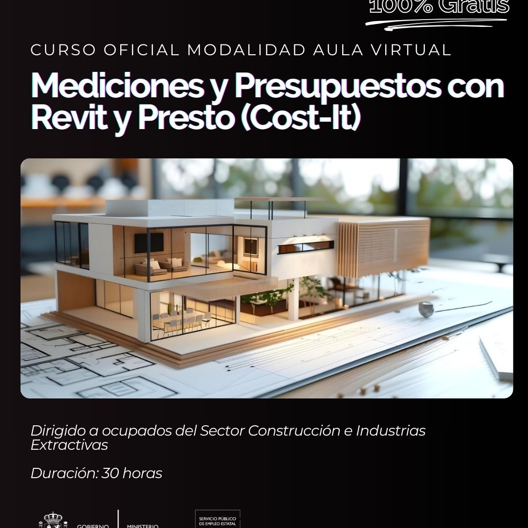 EOCO071PO MEDICIONES Y PRESUPUESTOS CON REVIT Y PRESTO (COST-IT)