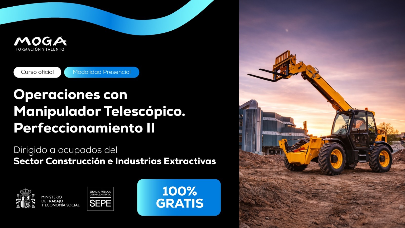 EOCO127PO OPERADOR DE MANIPULADOR TELESCÓPICO. PERFECCIONAMIENTO II Madrid