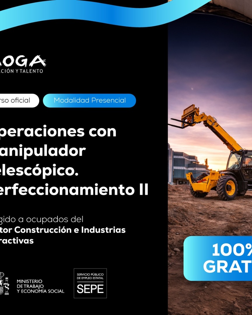 EOCO127PO OPERADOR DE MANIPULADOR TELESCÓPICO. PERFECCIONAMIENTO II Madrid