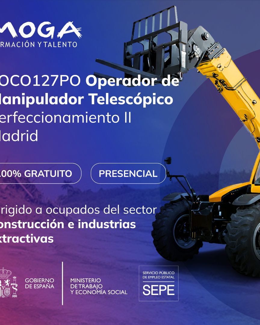 EOCO127PO OPERADOR DE MANIPULADOR TELESCÓPICO. PERFECCIONAMIENTO II Madrid