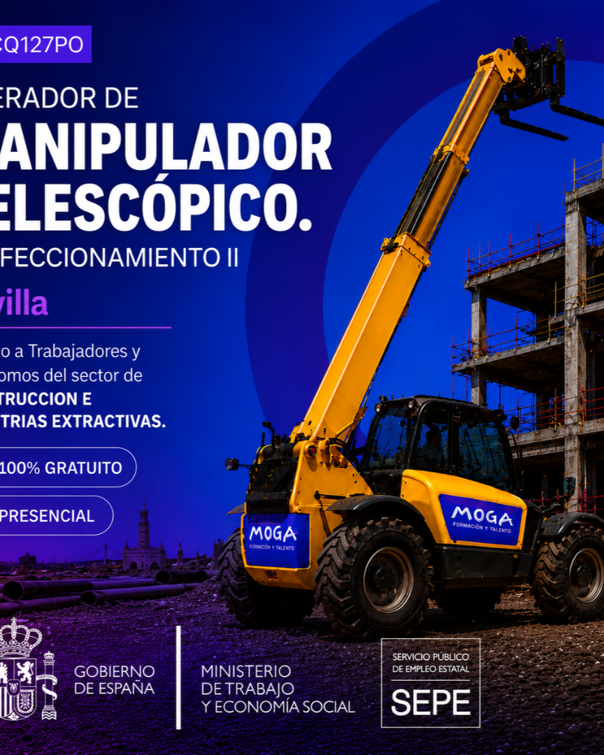 EOCO127PO OPERADOR DE MANIPULADOR TELESCÓPICO. PERFECCIONAMIENTO II Sevilla