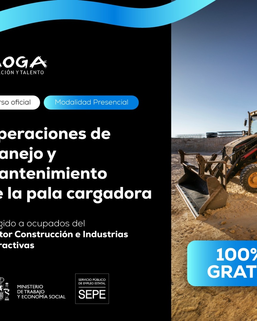 EOCQ018PO OPERACIONES DE MANEJO Y MANTENIMIENTO DE LA PALA CARGADORA Asturias