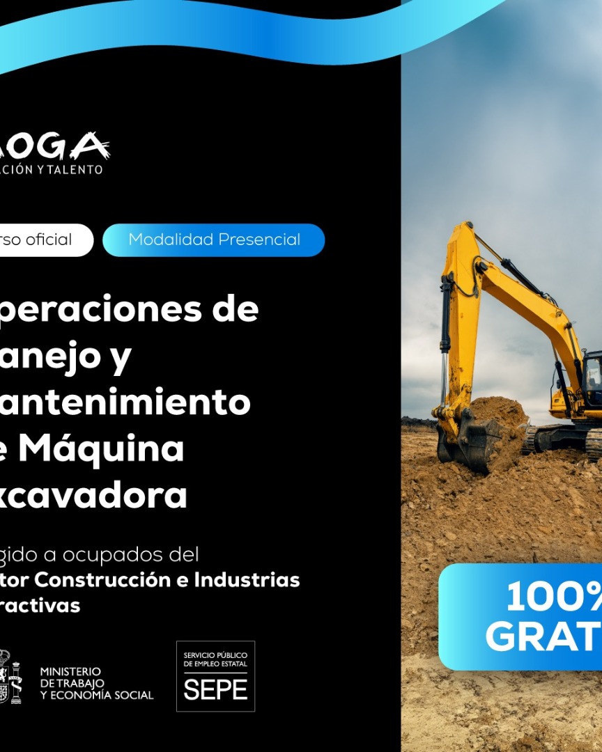 EOCQ020PO OPERACIONES DE MANEJO Y MANTENIMIENTO DE MÁQUINA EXCAVADORA