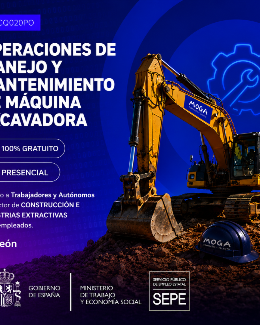 EOCQ020PO OPERACIONES DE MANEJO Y MANTENIMIENTO DE MÁQUINA EXCAVADORA
