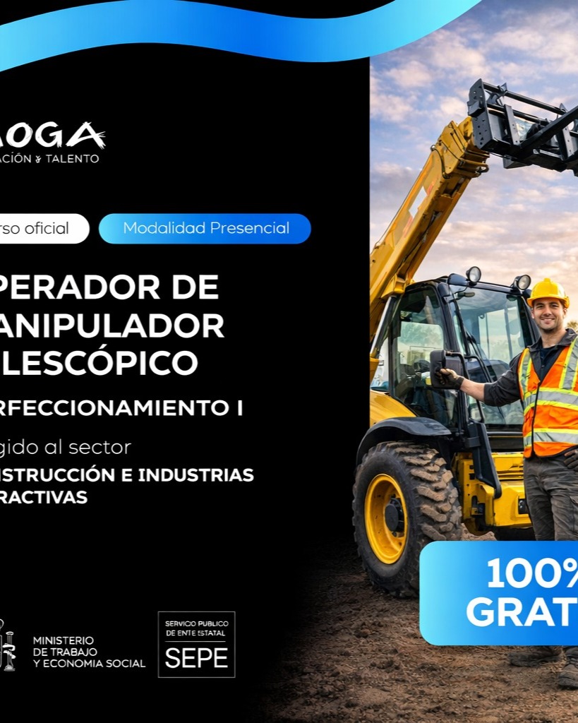 EOCQ021PO OPERADOR DE MANIPULADOR TELESCÓPICO. PERFECCIONAMIENTO I Madrid