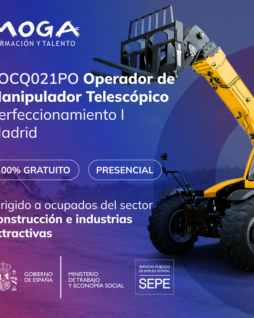 EOCQ021PO OPERADOR DE MANIPULADOR TELESCÓPICO. PERFECCIONAMIENTO I Madrid
