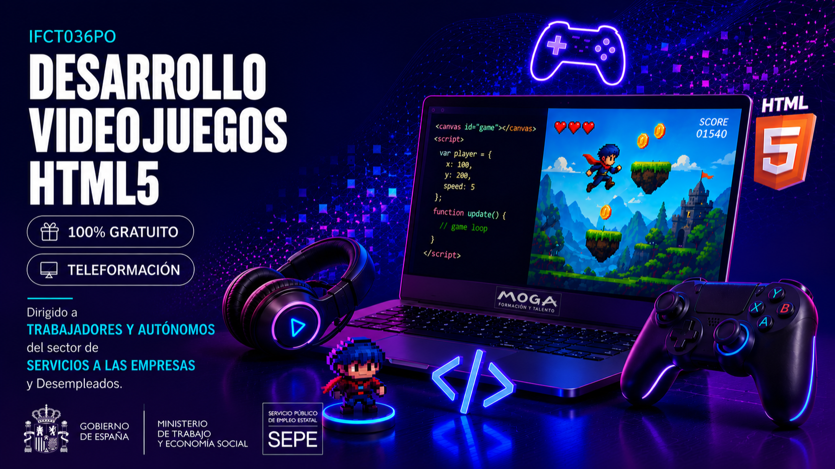 IFCT036PO DESARROLLO VIDEOJUEGOS HTML5