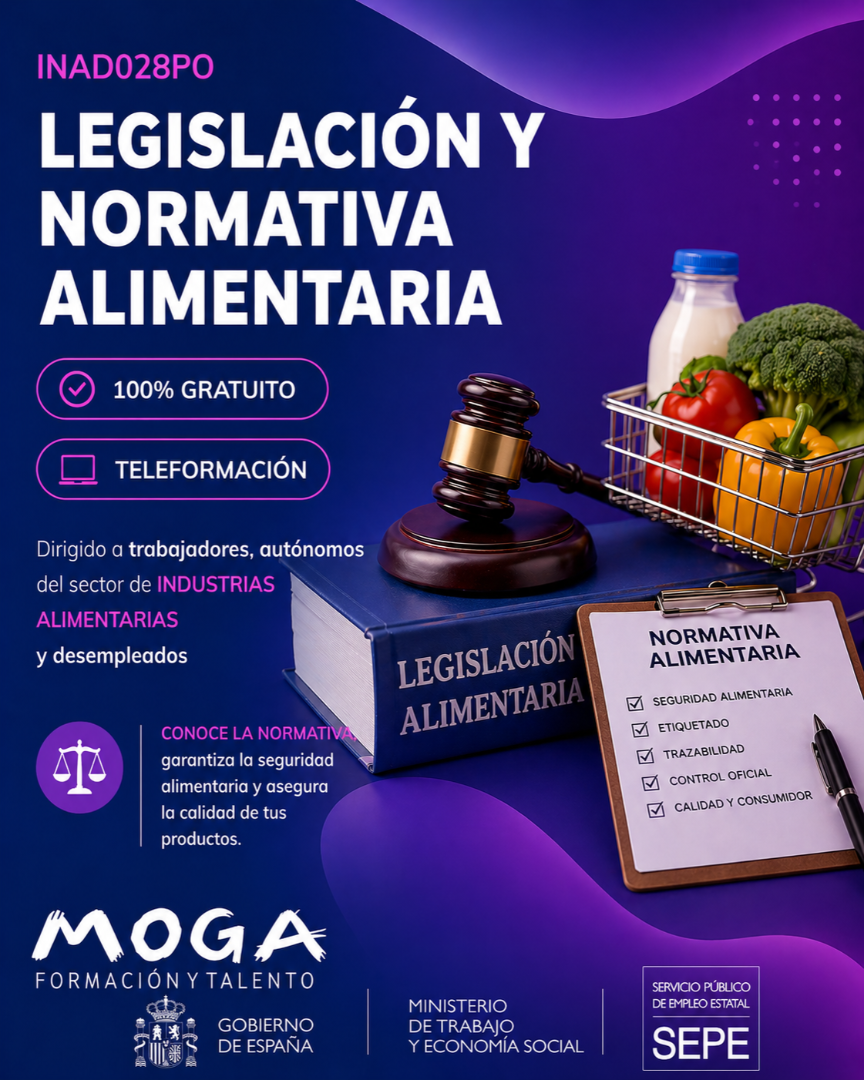 INAD028PO LEGISLACIÓN Y NORMATIVA ALIMENTARIA